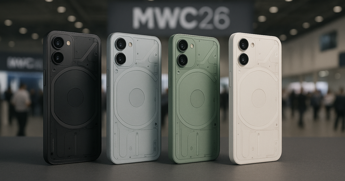 Nothing Phone 4a Colors Previewed at MWC Ahead of March Launch